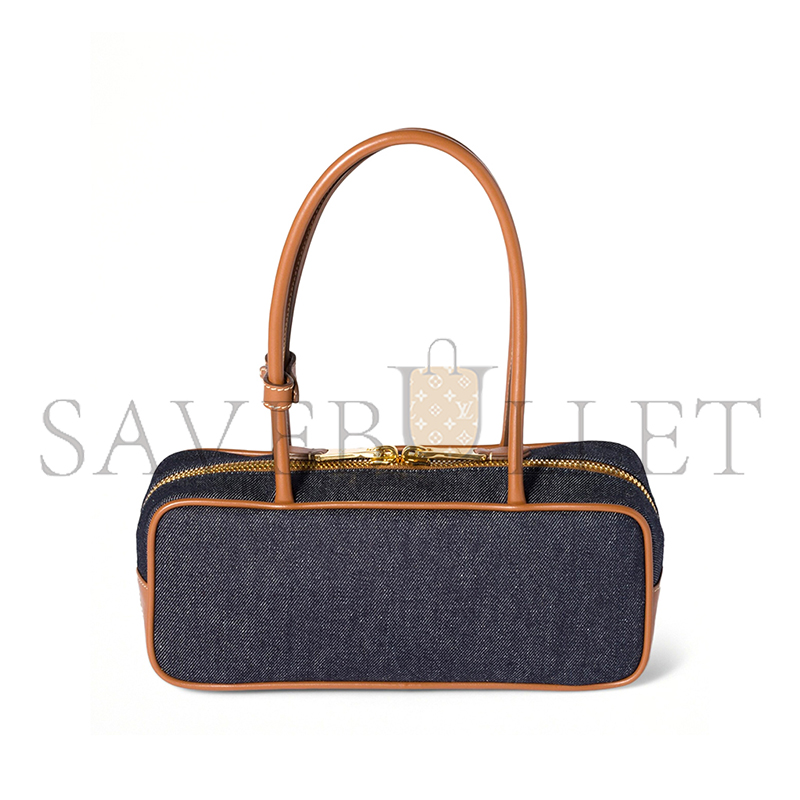 MIU MIU BEAU DENIM BAG 5BB173 (28*11.5*8cm)